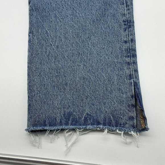 Levi's Premium 501 Original Cropped Women's Sz 30x26 Button Fly Distressed Jeans - Picture 3 of 14